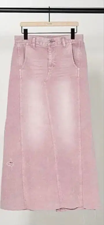 YENN 이엔 데님 머메이드 스커트 핑크 38