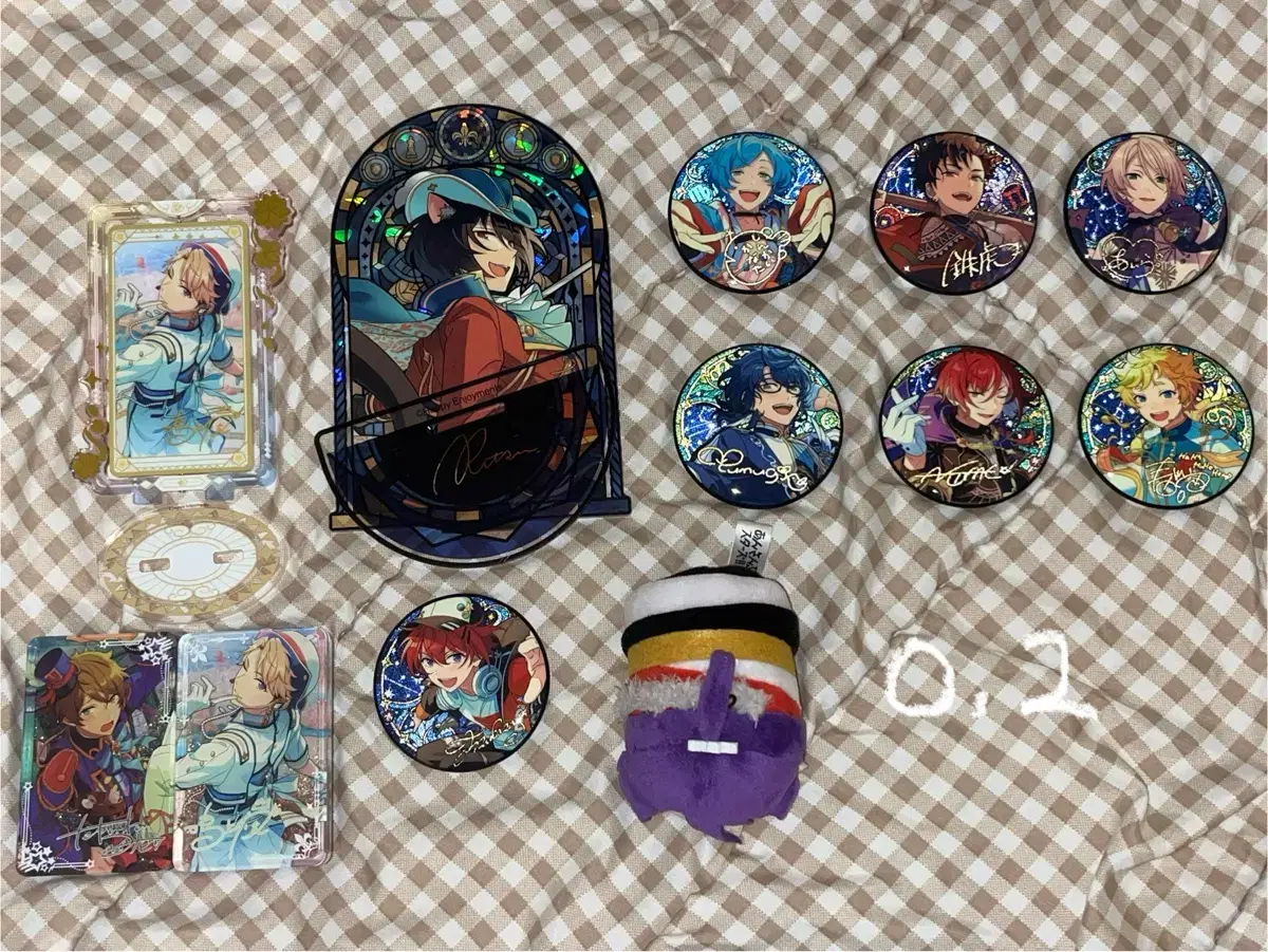 Ensemble Stars goods wts star-shaped can badge u-shaped corotta seugle mochi-mas