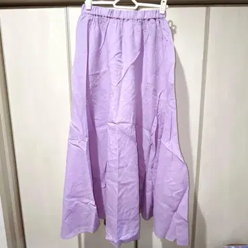 [택 포함 미사용 새상품] BAYFLOW 플레어 스커트 라벤더