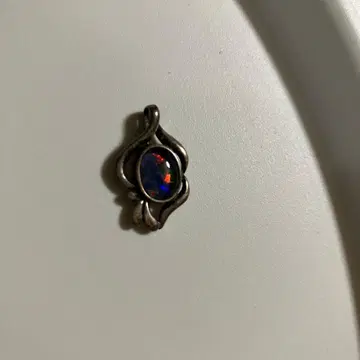 실버 오팔 참 925 각인 있음