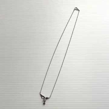 silver 925 깃털 모티브 실버 목걸이