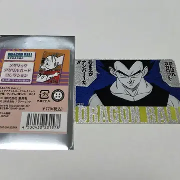 드래곤볼 메탈릭 아크릴 카드 컬렉션 베지터 아크릴 스탠드