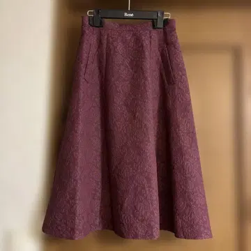 토카 tocca 플레어 스커트 로즈 원단 버건디 4