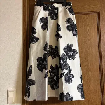 알아바일 튤 부착 롱 스커트 2