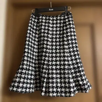 르네 Rene TISSUE 트위드 머메이드 스커트 36
