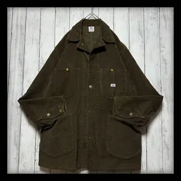 [ Lee 리 91-J ] 커버올 벨로아 원단 로코 자켓 L~XL 브라운