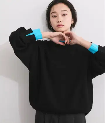 LE CERCLE par rope 레이어드 스타일 맨투맨 니트