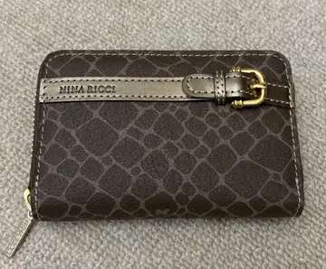 미사용 니나리치 지라프 컬러누보 라운드 지퍼 카드 케이스