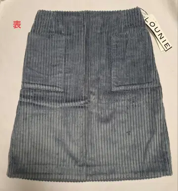 LOUNIE 루니 코듀로이 스커트 L 사이즈 무릎 기장