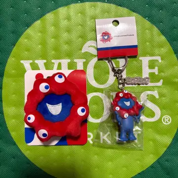 오사카 간사이 만박 미야쿠미야쿠 페이스 인형 배지 키링 세트