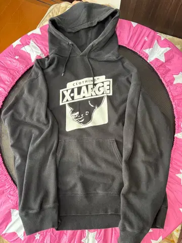 X-LARGE 그레이 후드티 L 사이즈