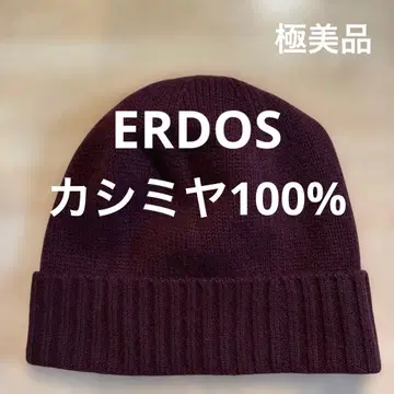 컨디션 최상 ERDOS 여성용 캐시미어 니트 모자