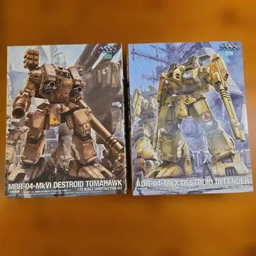 wave 1/72 마크로스 디스트로이드 토마호크 디펜더 2개 세트
