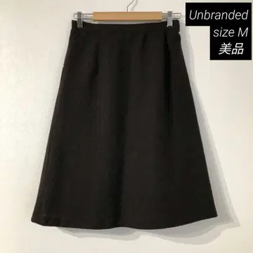 노브랜드 여성용 기모 롱 스커트 구제 의류 vintage