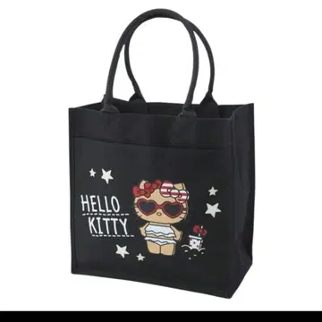 Hello Kitty 토트백 블랙