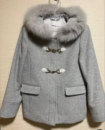 anysis 퍼 숏 더플 코트 S