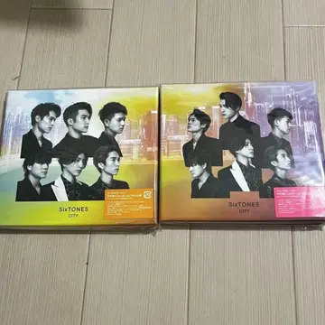 SixTONES CITY 앨범 초회반 A B 세트