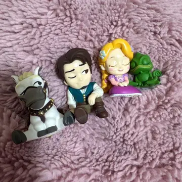 라푼젤 피규어 4체 세트
