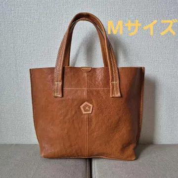 아인소프 레더 토트백 카멜 M 사이즈