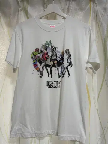BUCK-TICK 후지오카 시 콜라보 T셔츠 M 화이트 미사용