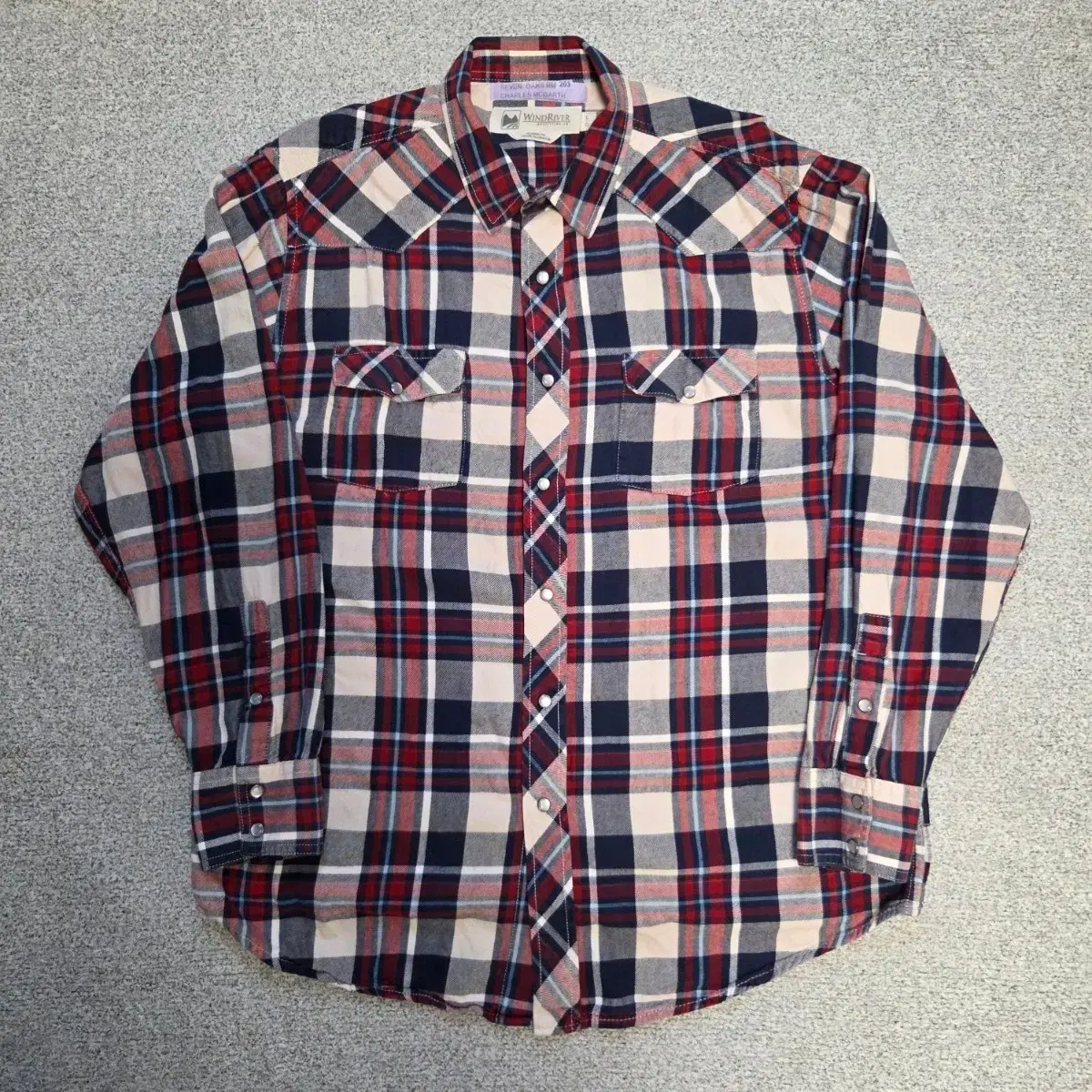 Wind River Western Shirt L-XL(100-105)