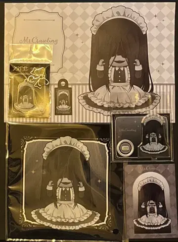 기어가는 남자 세트 웨이터 ver. 문자화 콜라보 카페 미니 캐릭터