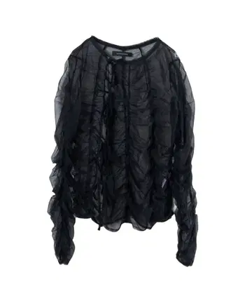 Not conventional sheer ribbon top