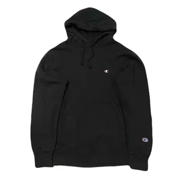 챔피온 풀오버 후드 맨투맨 블랙 챔피온 속기모