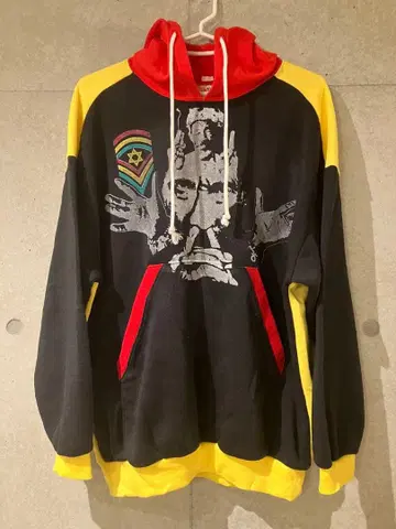 SAMPLESS 프린트 후드티 보아덤스 사카모토 신타로