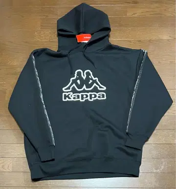 빅 사이즈 미사용 Kappa 카파 후드티 블랙 3L