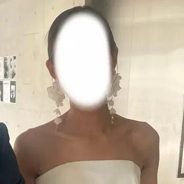 웨딩 귀걸이 꽃 jasmine