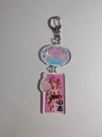 컬러풀피치 노아 아크릴 키링 복숭아 축제