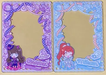 프리파라 캐릭터핀 경질 카드 케이스 아로마 미캉