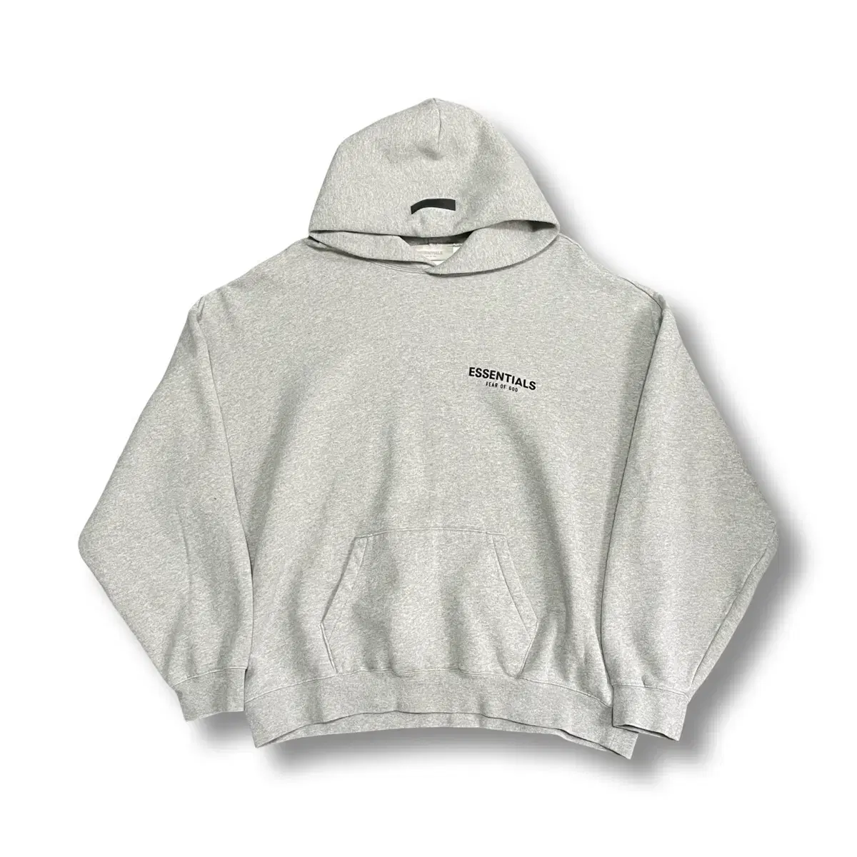 [2XL] Essentials Fear of God Hoodie Gray