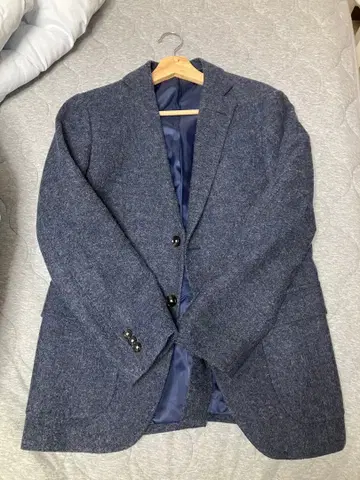 BARRAGE 네이비 테일러드 자켓