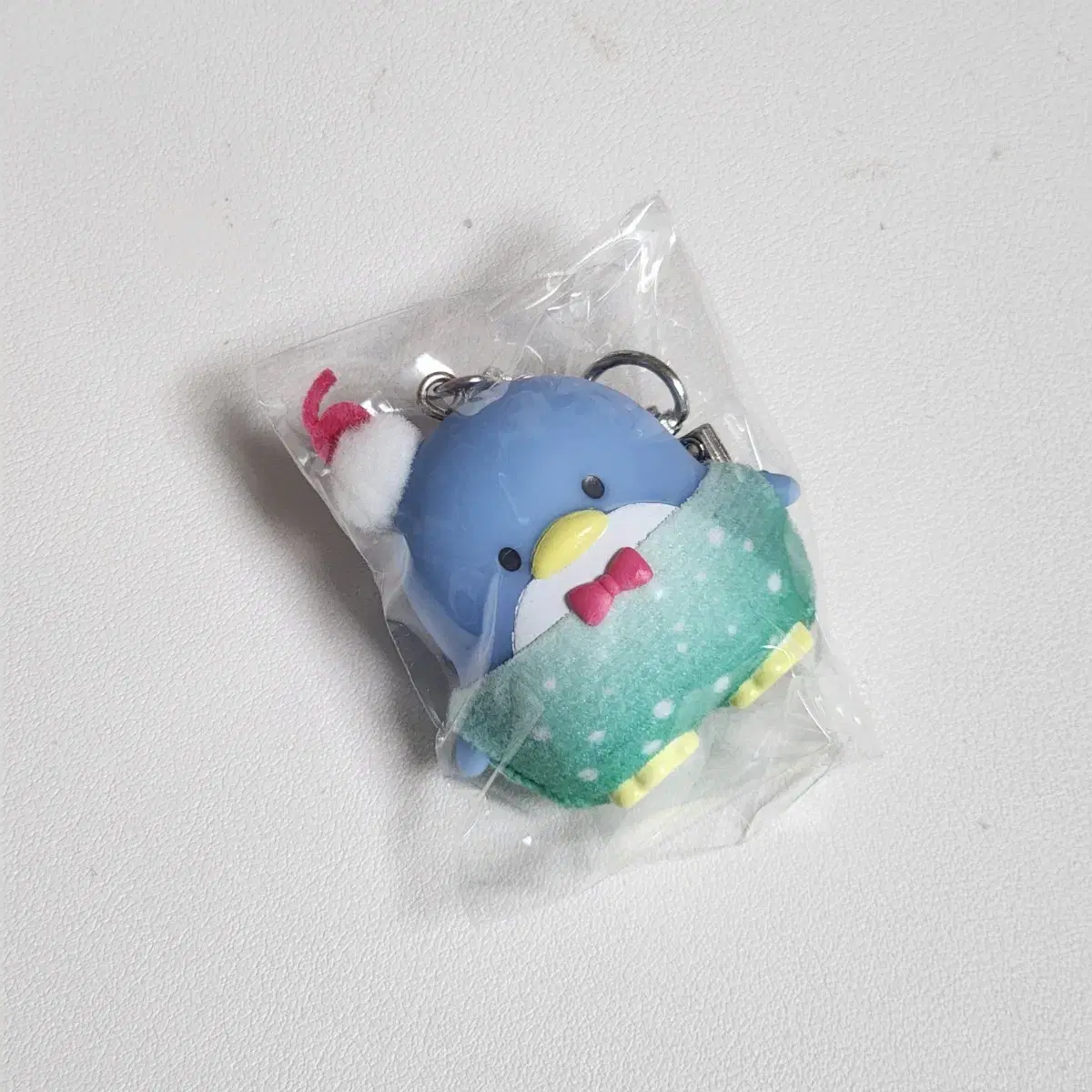 Sanrio Chibitomo Figure Keyring Charm Melon Soda Tuxedo Sam