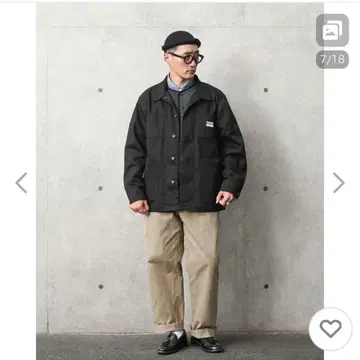 Schott 블랙 TC WORK COVERALL 커버올