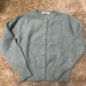 LOULOU WILLOUGHBY 민트 그린 가디건 겨울