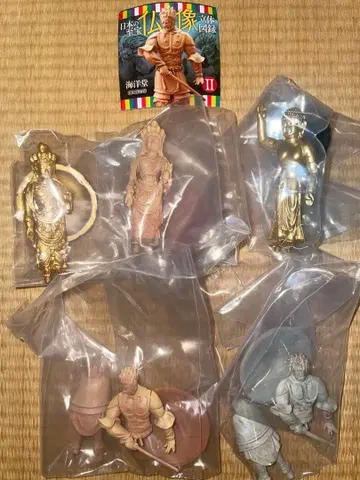 일본의 지보 불상 입체도록 2 카이요도 가챠가챠 5종 세트