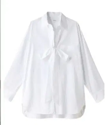 에부르 블랑데스 스트라이프 리본 셔츠 38 2way 정가 4.7만