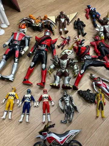 슈퍼전대 히어로 등 소프트 비닐 묶음 판매