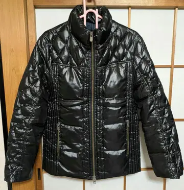 니콜 블랙 퀼팅 다운 자켓 M