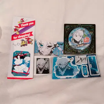 카구라바치 하쿠리 금박 스티커 TSUTAYA 배지 외