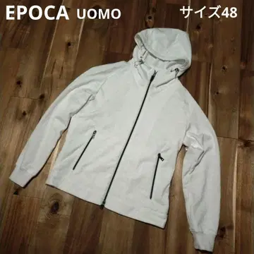 새상품급 EPOCA 에포카 UOMO 올 패턴 원단 집업 후드티 48