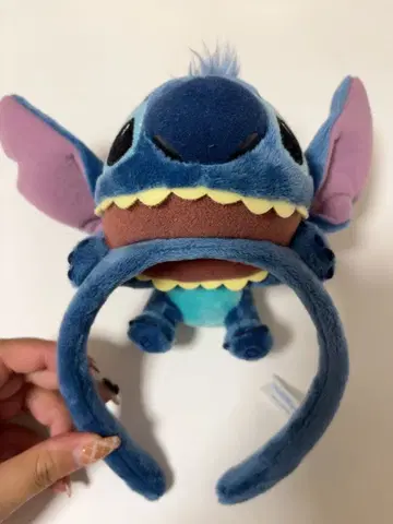 디즈니 스티치 봉제 인형 머리띠