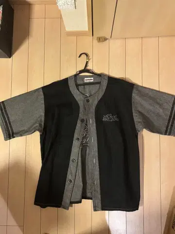 centimeter 자수 반팔 데님 자켓