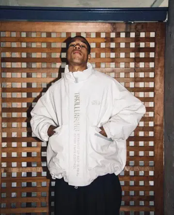 TIGHTBOOTH SHORT LEATHER MONSTER PARKA