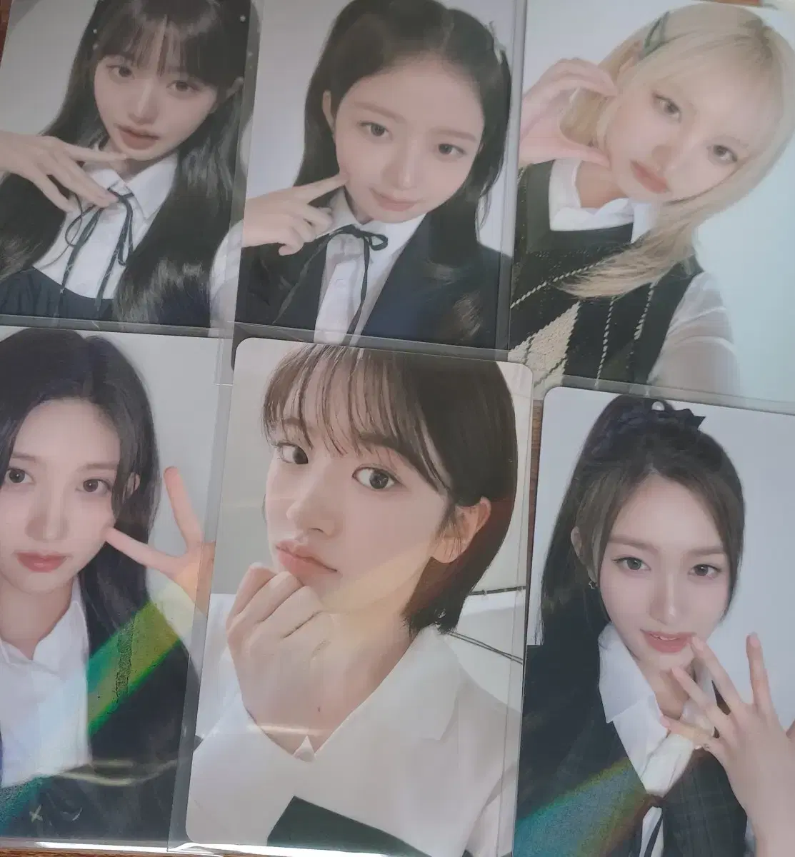 Ive photocards bulk Papa John's poca Yujin Wonyoung Gaeul Liz Lay Leeseo