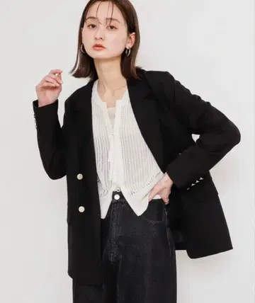 SENSE OF PLACE 센스 오브 플레이스 메탈 버튼 테일러드 자켓