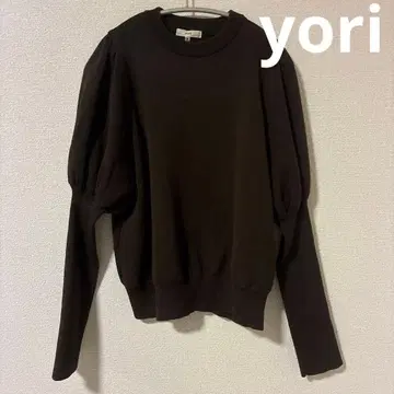 yori 스웨터 브라운 36 사이즈 완판템